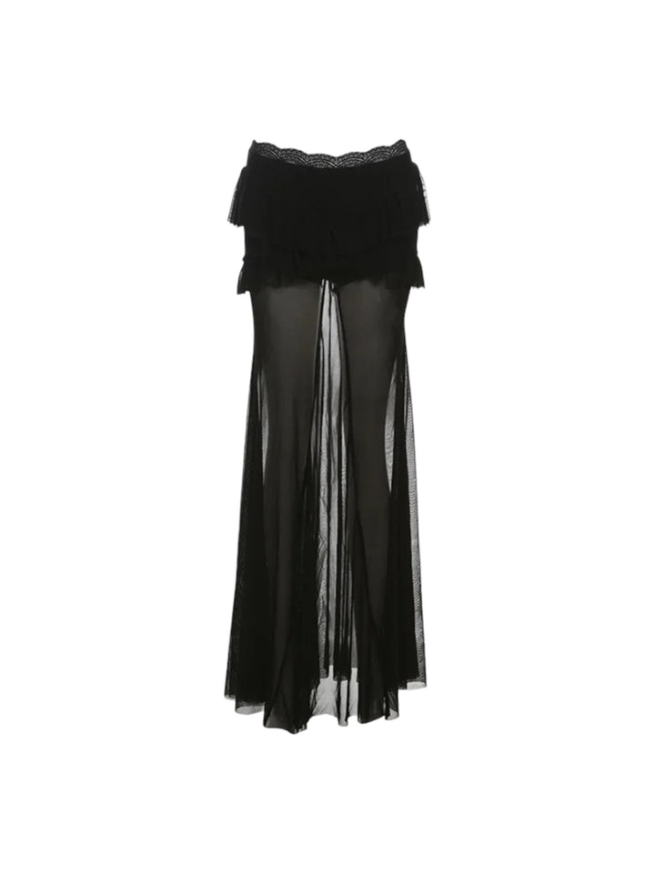 Gothic Layered Tulle Skirt