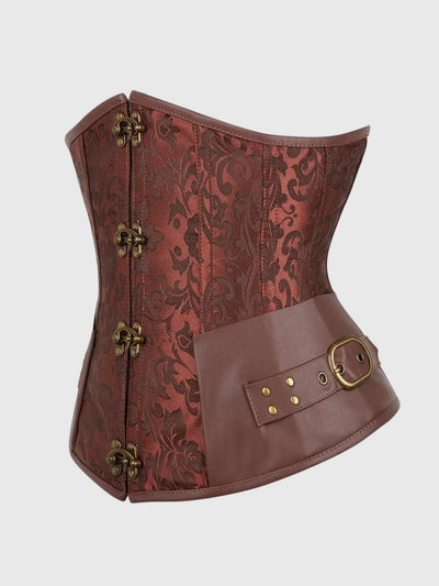 Floral Steel-Boned Corset
