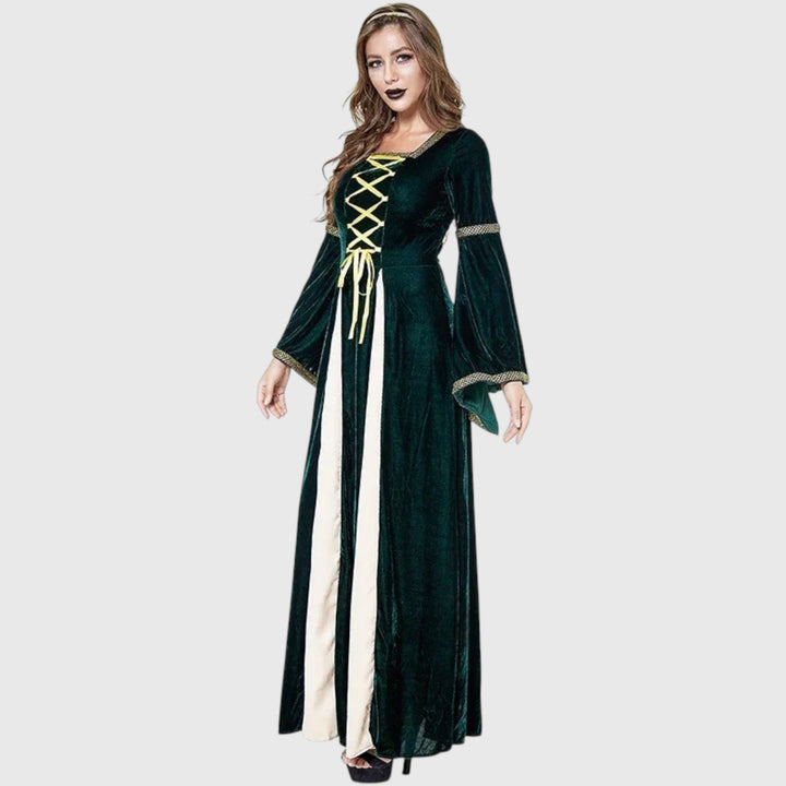 Velvet Long Sleeve Gown