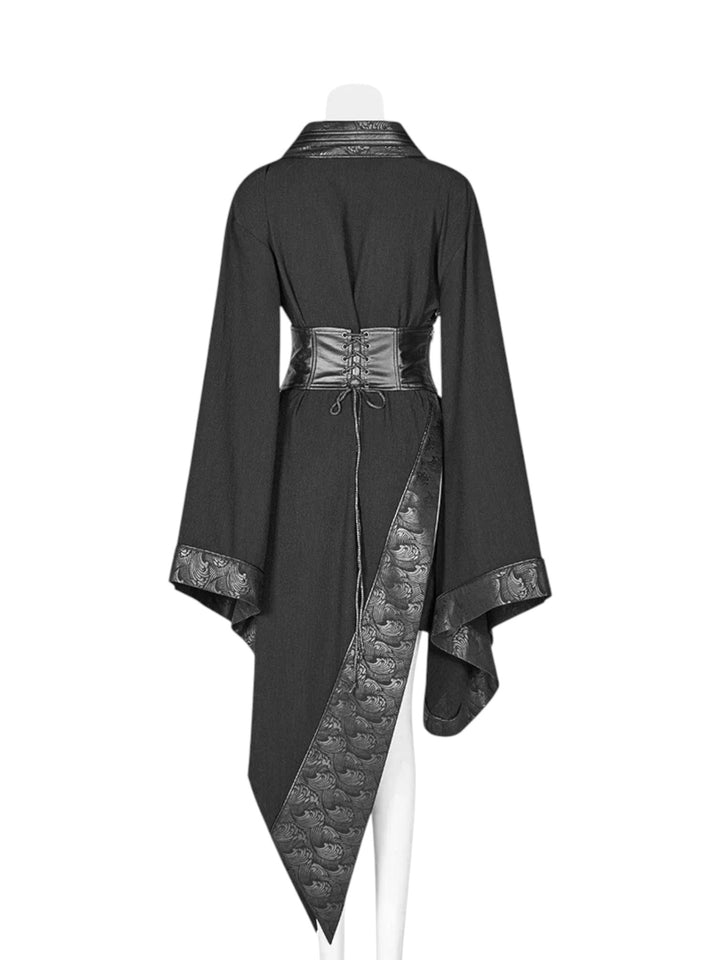 Dark Moon Asymmetrical Kimono