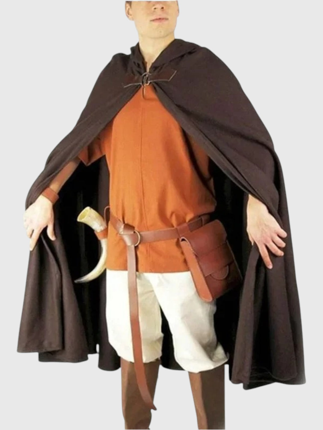 Hearthwood Velvet Travel Cloak