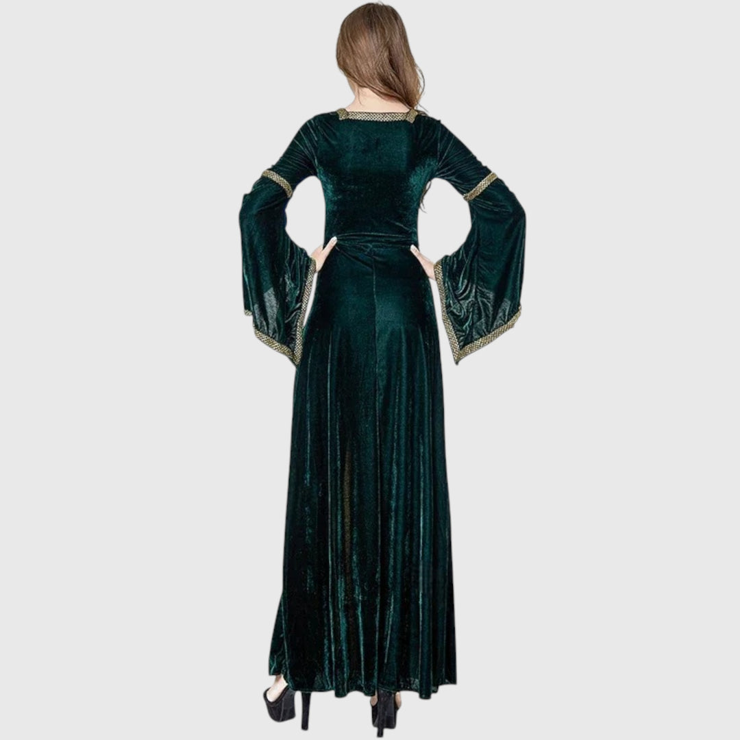 Velvet Long Sleeve Gown
