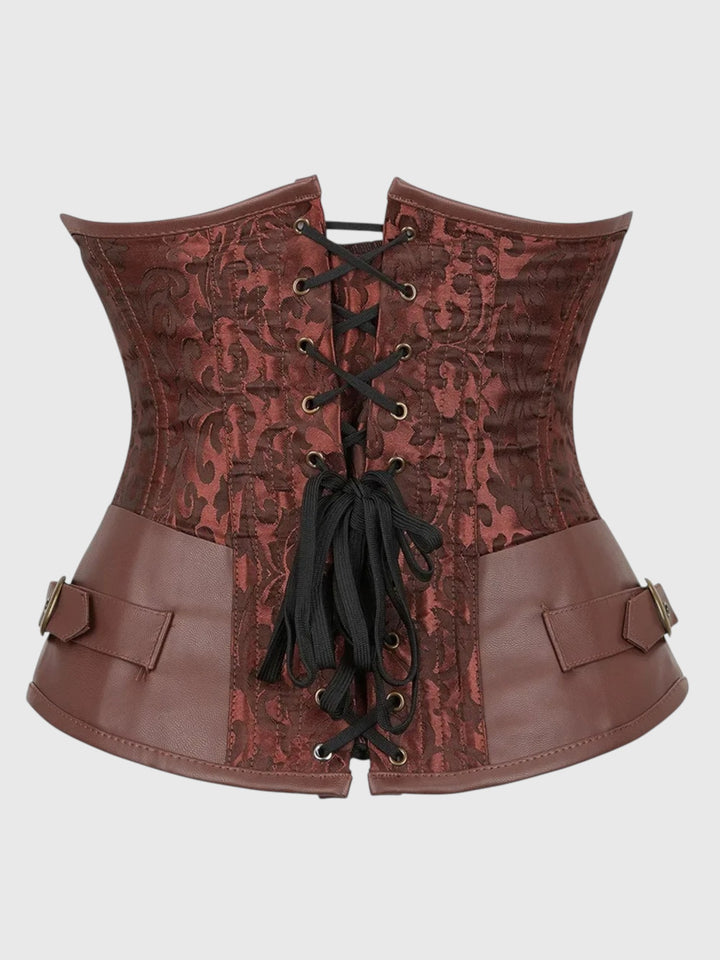 Floral Steel-Boned Corset