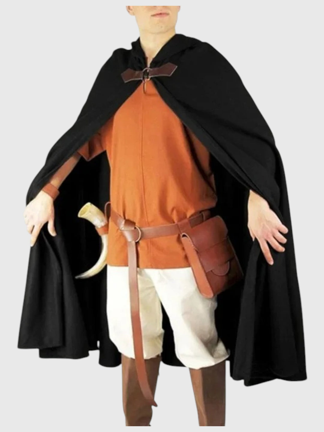 Hearthwood Velvet Travel Cloak