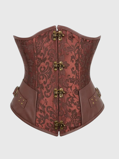 Floral Steel-Boned Corset
