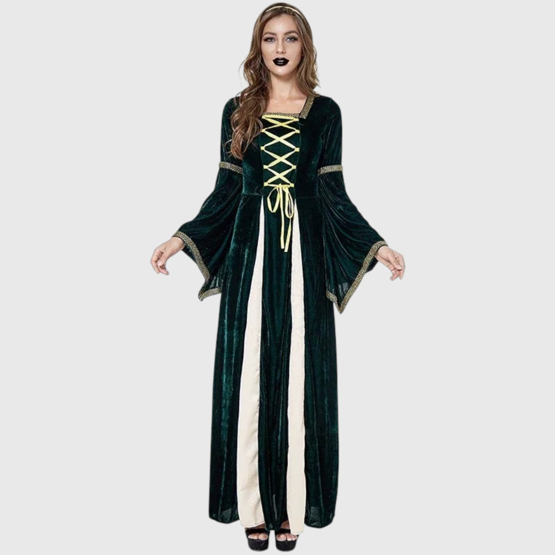 Velvet Long Sleeve Gown