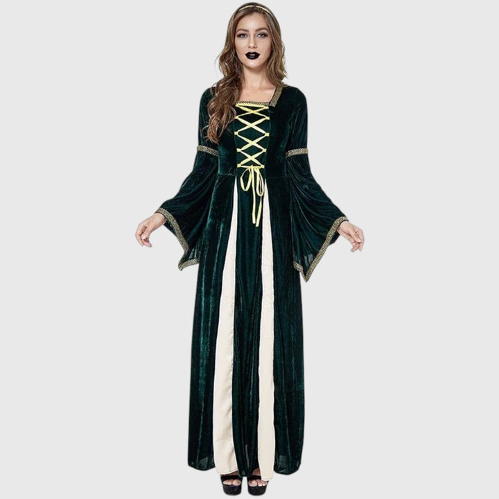 Velvet Long Sleeve Gown