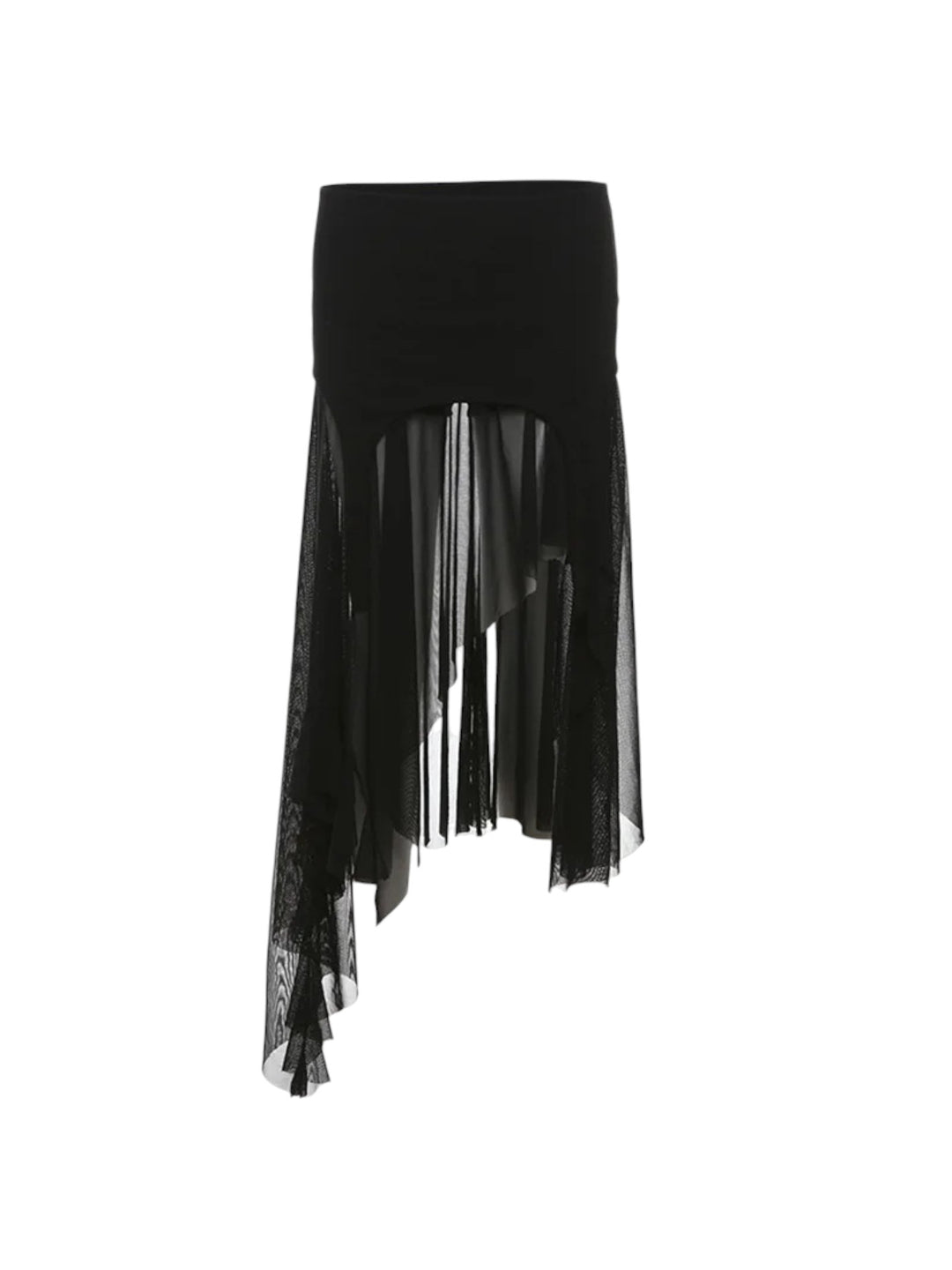 Ragged Edge Mini Skirt