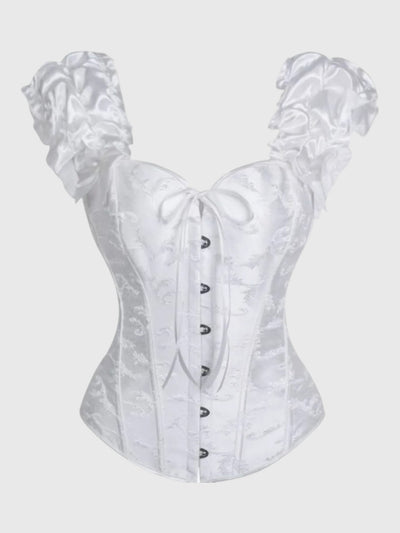 Seraphine Ruffle Brocade Corset
