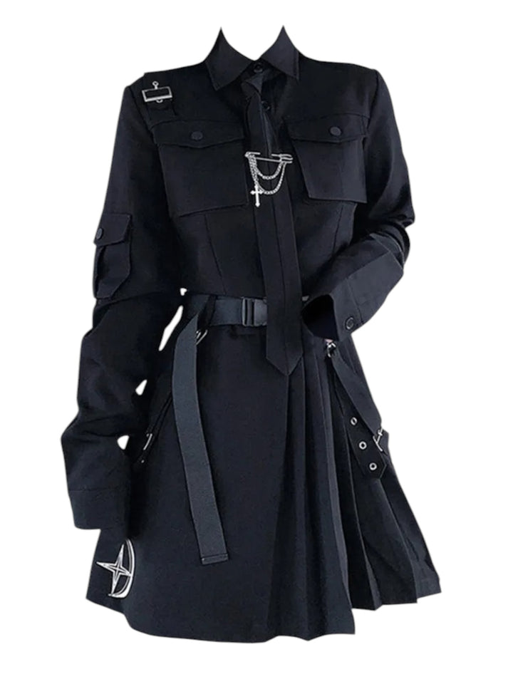 Midnight Study Blouse & Skirt
