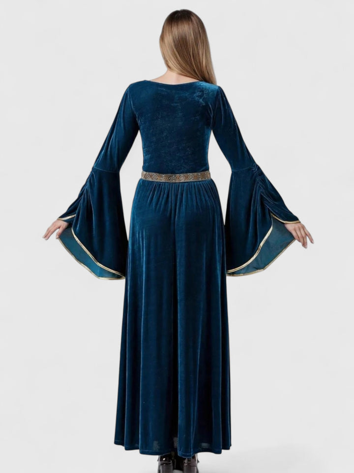 Renaissance Bell-Sleeve Dress