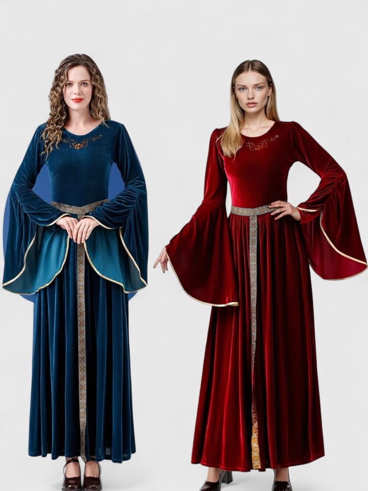 Renaissance Bell-Sleeve Dress