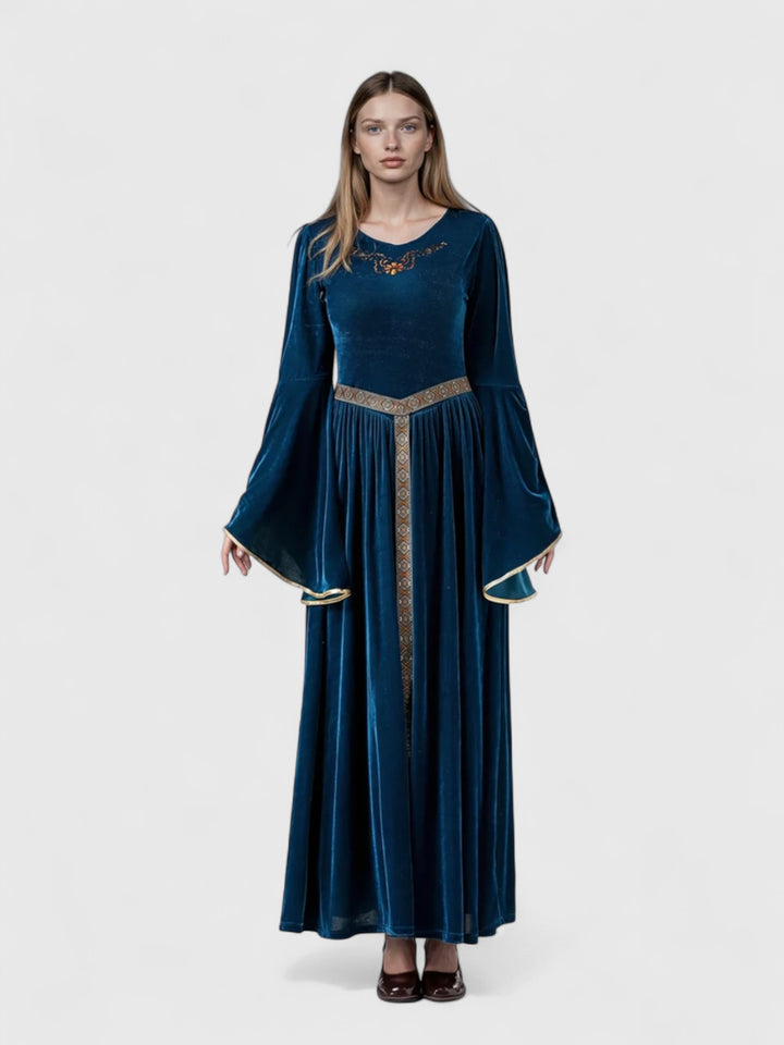Renaissance Bell-Sleeve Dress